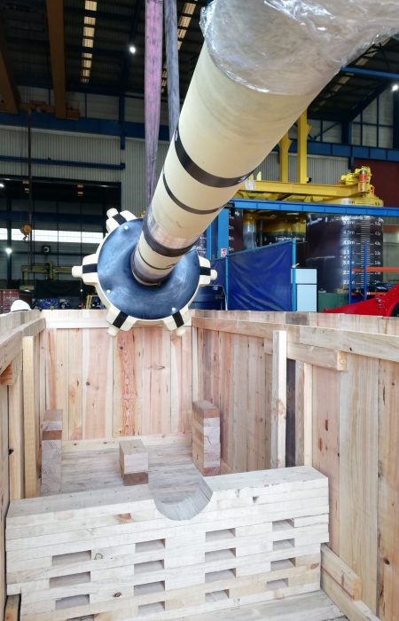 Colocando pieza en cajon